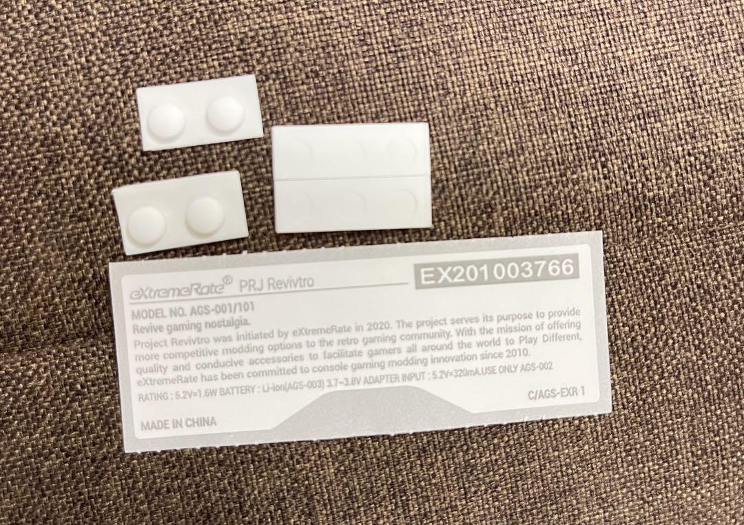 ExtremeRate IPS Compatible GBA SP Shell [Great Wave White]