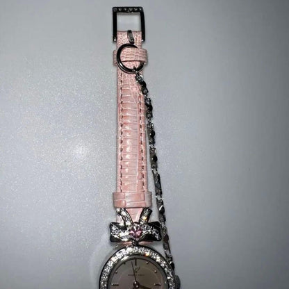 Pink Leather Watch