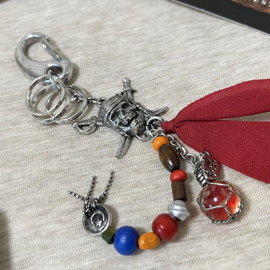 Pirates of the Caribbean Pocket Watch Skull Design Key Holder