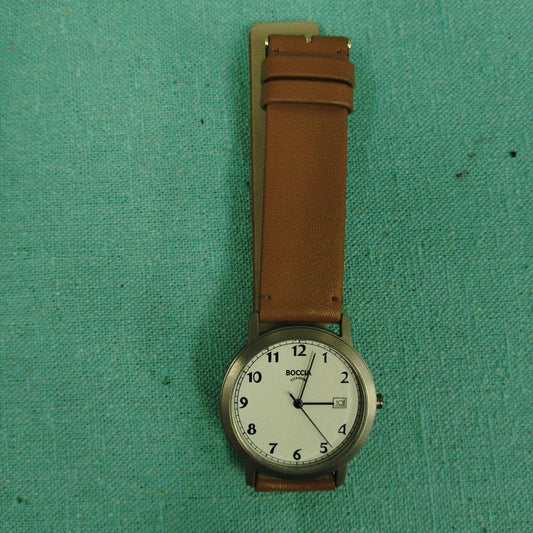 BOCOG Brown Leather Winding Watch