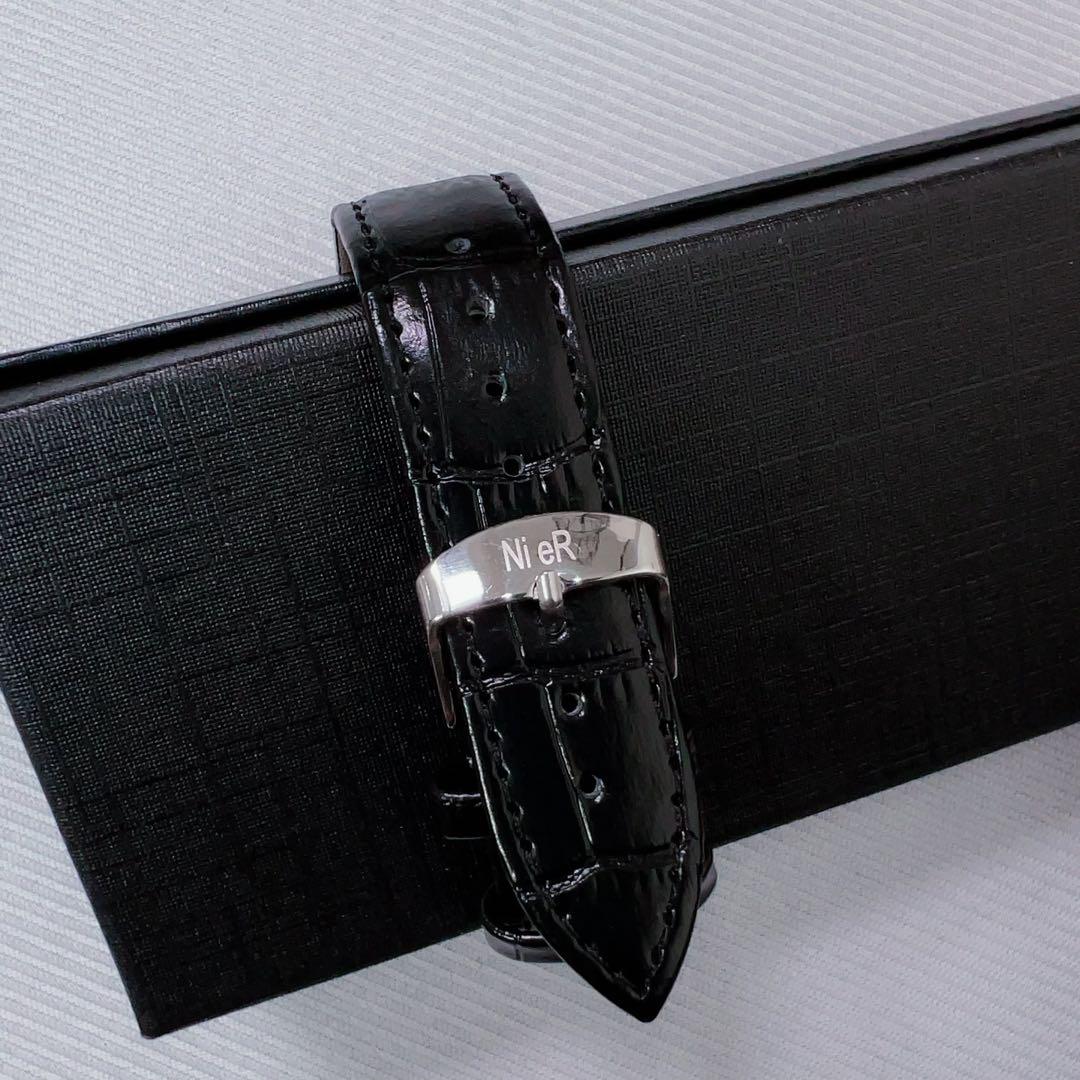 Original High-Quality Automatic Winding Watch II [BLACK×WHITE] WHITE