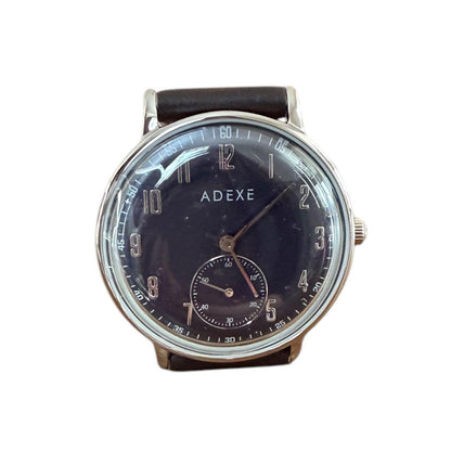 New ADEXE Analog Watch Blue Dark Brown