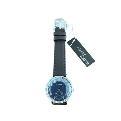 New ADEXE Analog Watch Blue Dark Brown