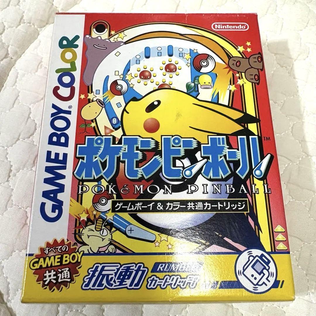 【Very Good Condition】Pokémon Pinball Game Boy Game Nintendo Complete with Box and Manual