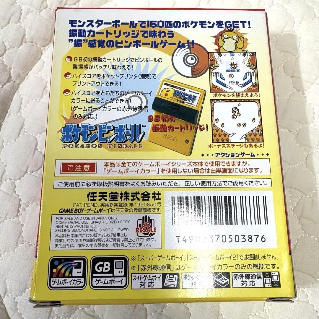 【Very Good Condition】Pokémon Pinball Game Boy Game Nintendo Complete with Box and Manual