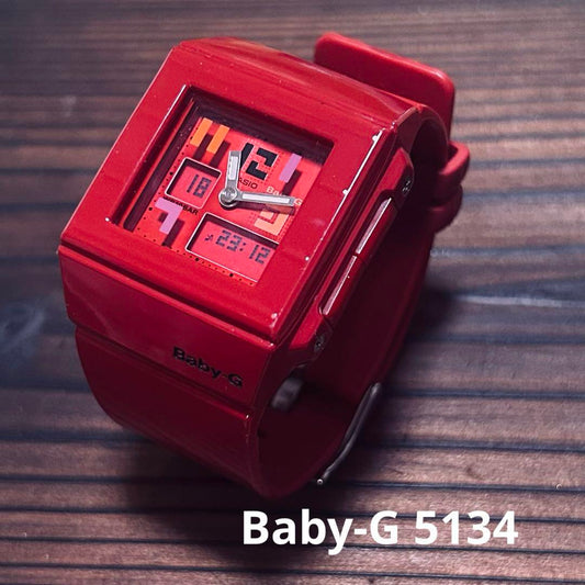 CASIO Baby-G 5134 JA Digital Watch Red