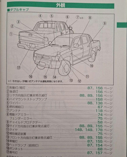 Toyota HILUX Pickup User Manual Published October 1998 Pre-owned Rare Item