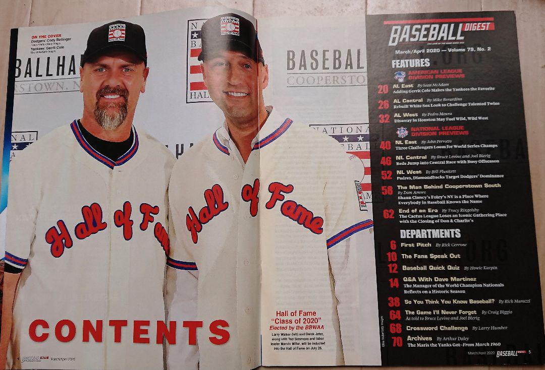 BASEBALL DIGEST MLB Baseball Foreign Book BELLINGER COLE