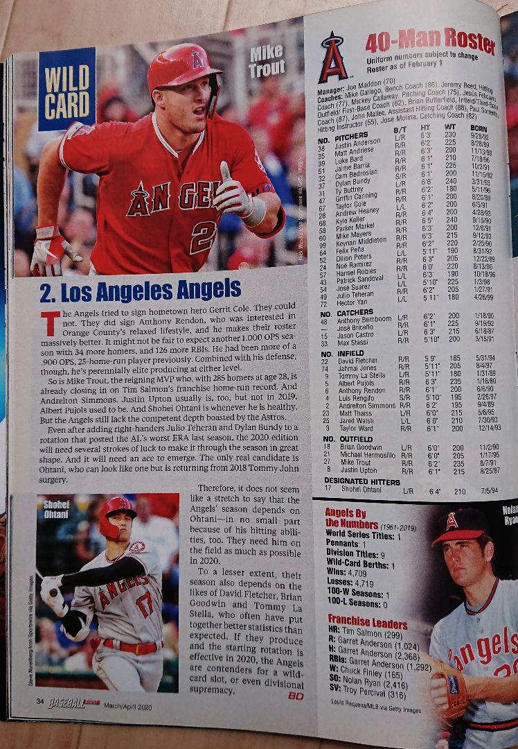 BASEBALL DIGEST MLB Baseball Foreign Book BELLINGER COLE