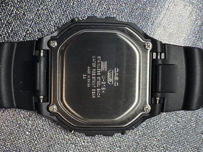 New CASIO Collection Limited W-218H-5BJF Black x Camouflage