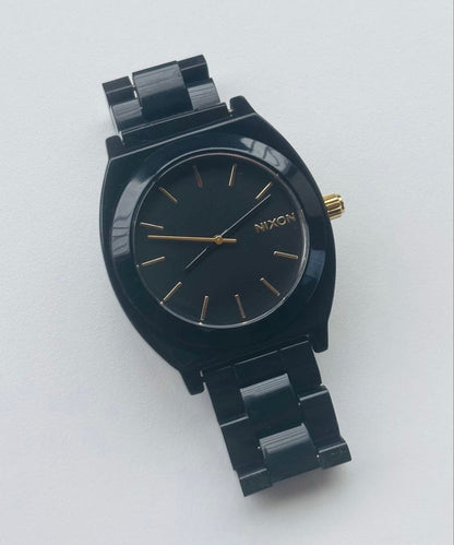 【Brand New Battery for Time Teller】NIXON's Black and Gold Time Teller!