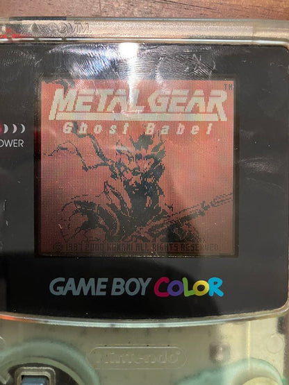 METAL GEAR Ghost Babel Game Boy Software