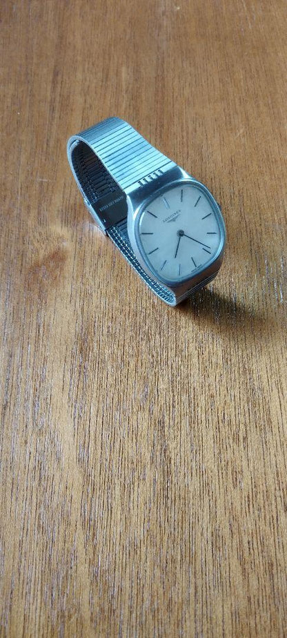 Longines Winding Watch Without Second Hand Type Men's (Also Suitable for Women)