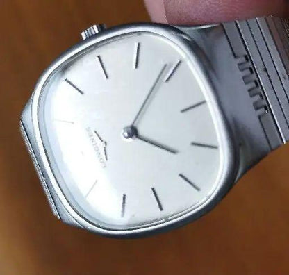 Longines Winding Watch Without Second Hand Type Men's (Also Suitable for Women)