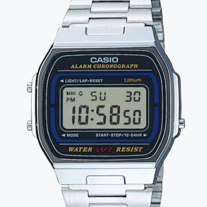 [New Unopened] Retro Stainless Steel Digital Watch by CASIO