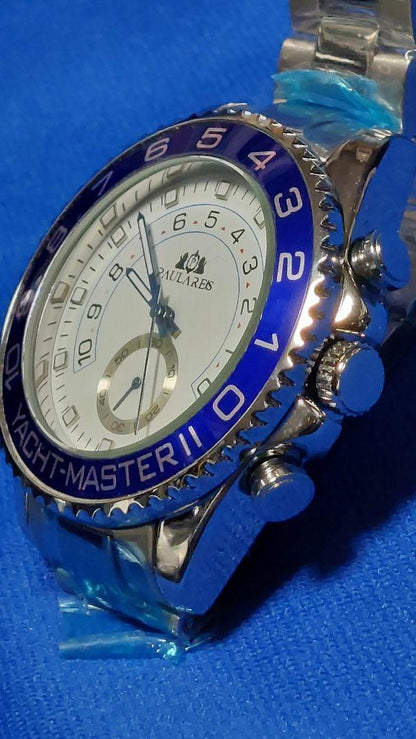 PAVLARES Automatic Winding Auto Silver