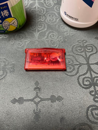 Pokémon Ruby Trainer Card Silver Labelless Raising Completed