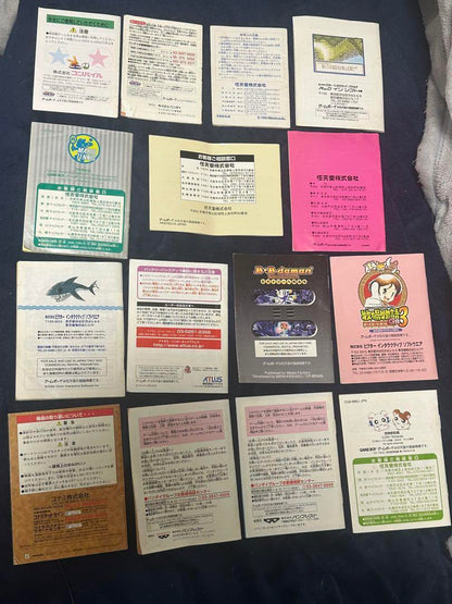 Beautiful condition, 15 manuals for Game Boy & Game Boy Color