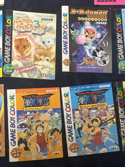 Beautiful condition, 15 manuals for Game Boy & Game Boy Color