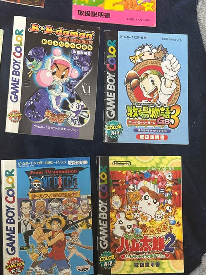 Beautiful condition, 15 manuals for Game Boy & Game Boy Color