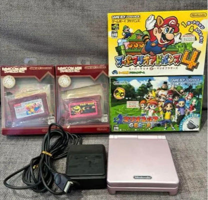 Beautiful Condition Game Boy Advance SP Console + Software Set