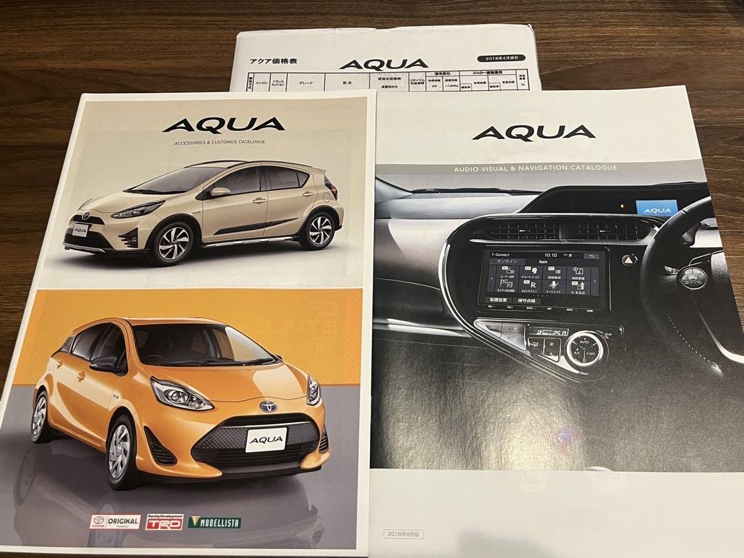 Toyota Aqua First Generation 2018 April New Car Catalog