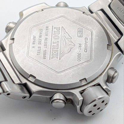 【Battery Replaced】CASIO Protrek PRT-3000 Digital Men's Watch