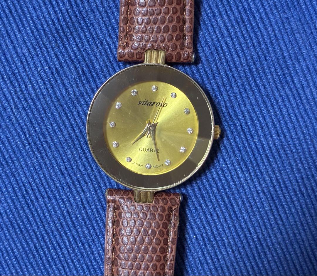 vitaroso Gold Quartz Watch