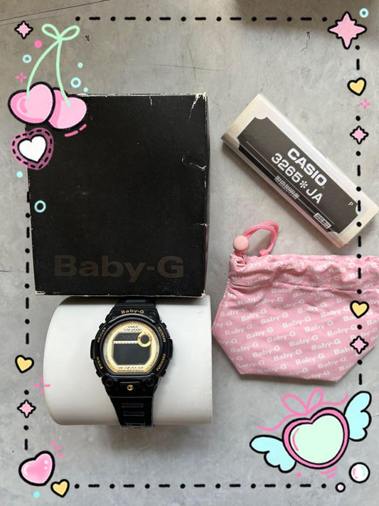 Baby-G Digital Watch 3265JA Black/Pink