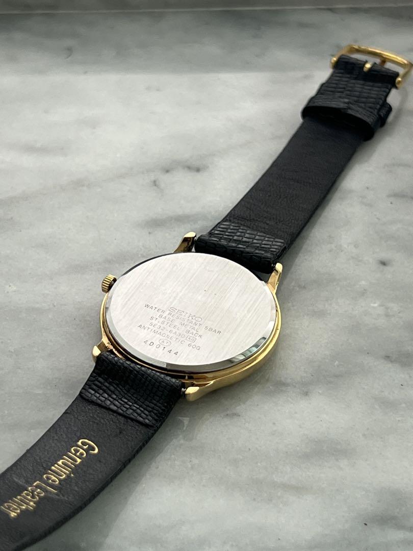 Battery Replaced Excellent Condition SEIKO SPIRIT DATE GOLD Spirit