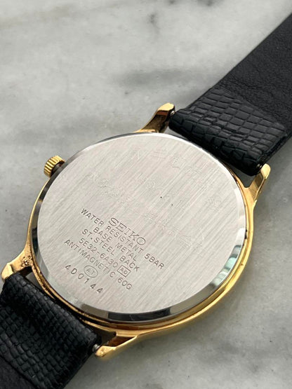 Battery Replaced Excellent Condition SEIKO SPIRIT DATE GOLD Spirit