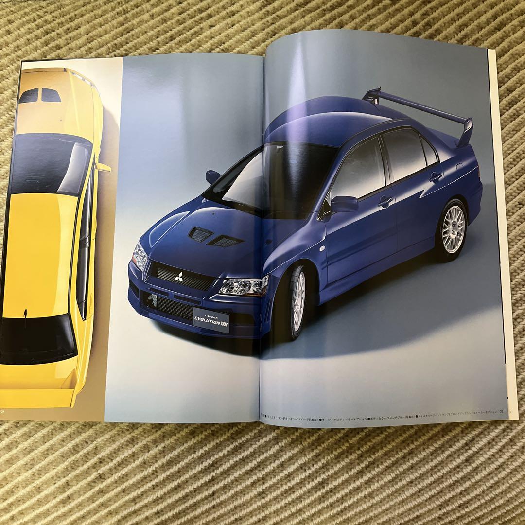 Lancer Evolution VII Catalog Price List with Aichi Central Mitsubishi Pamphlet