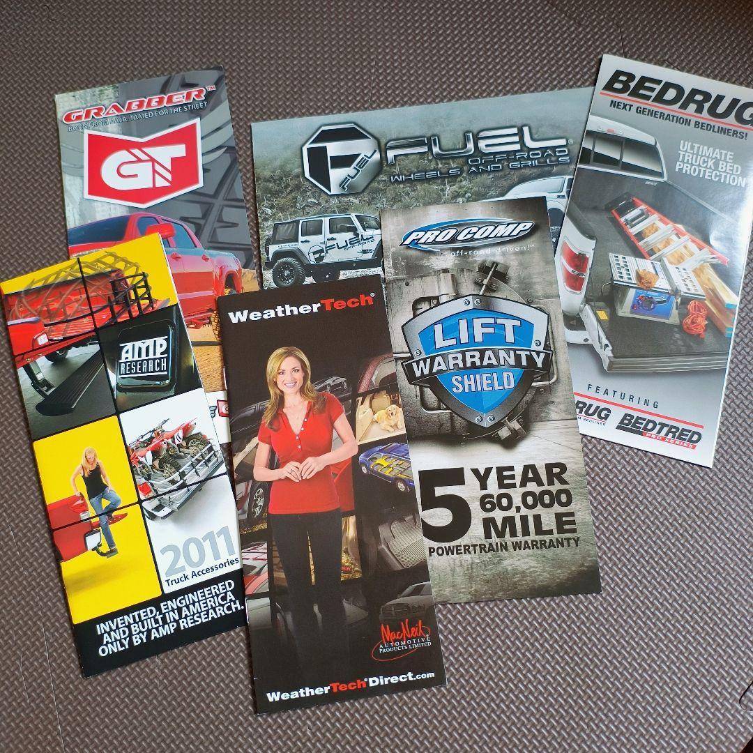 Pickup Truck SUV Accessories Catalog Set