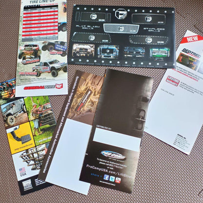 Pickup Truck SUV Accessories Catalog Set