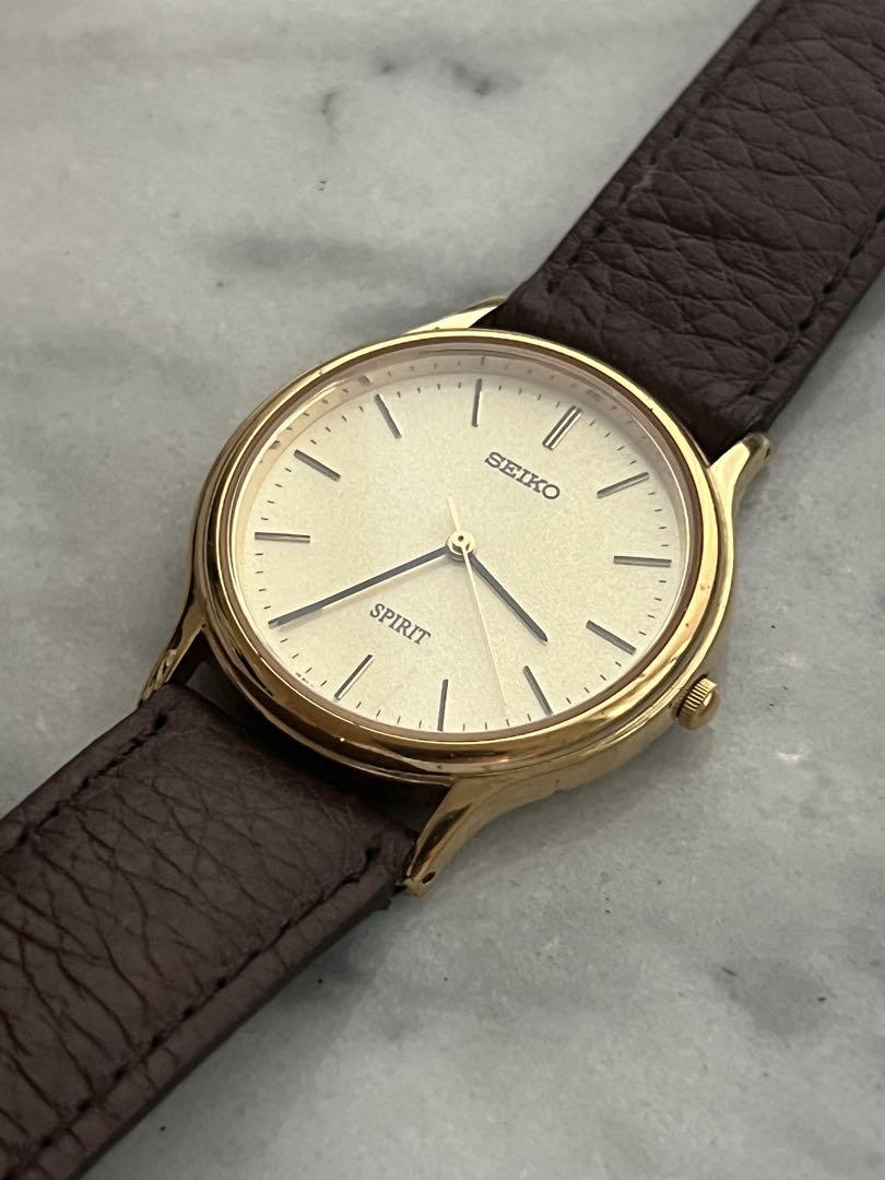 [Battery Replaced] SEIKO SPIRIT Seiko Spirit Gold