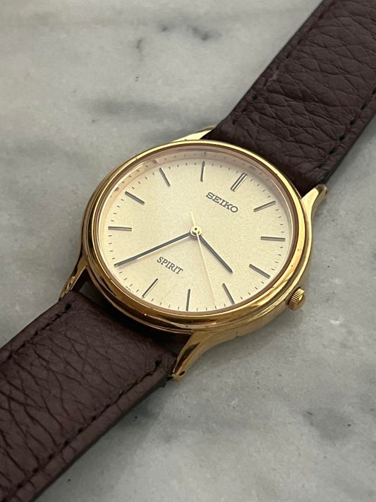 [Battery Replaced] SEIKO SPIRIT Seiko Spirit Gold