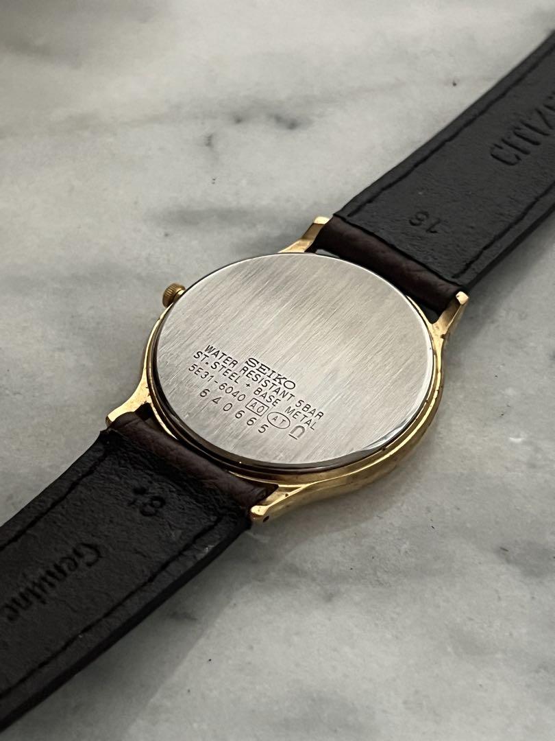 [Battery Replaced] SEIKO SPIRIT Seiko Spirit Gold