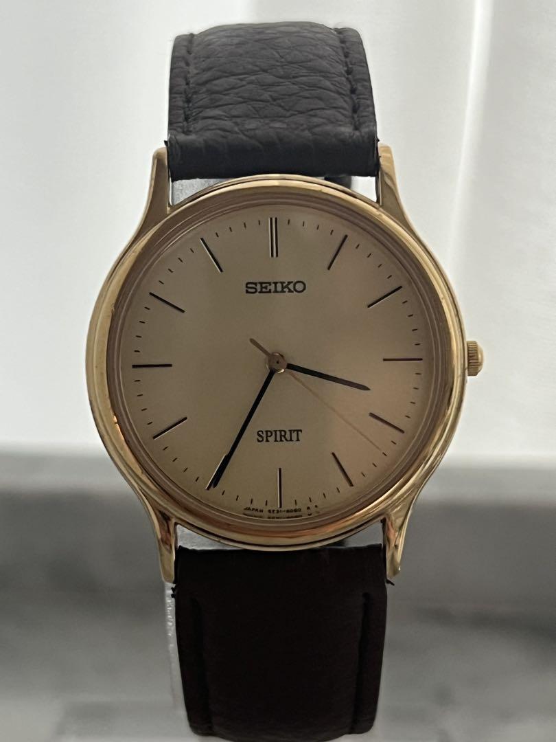[Battery Replaced] SEIKO SPIRIT Seiko Spirit Gold