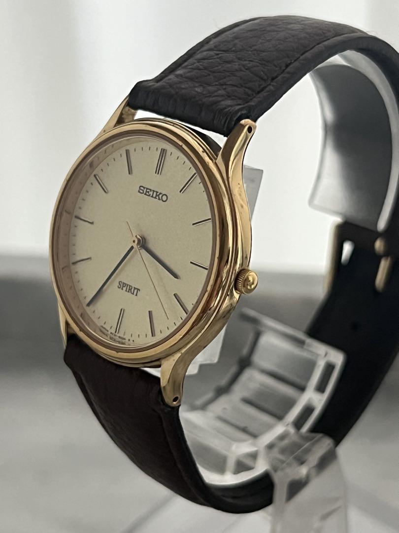 [Battery Replaced] SEIKO SPIRIT Seiko Spirit Gold