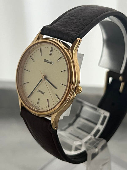 [Battery Replaced] SEIKO SPIRIT Seiko Spirit Gold