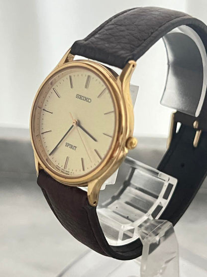 [Battery Replaced] SEIKO SPIRIT Seiko Spirit Gold