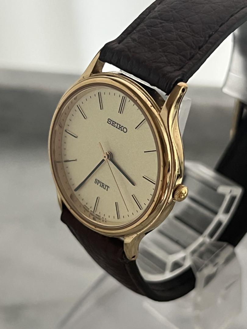 [Battery Replaced] SEIKO SPIRIT Seiko Spirit Gold