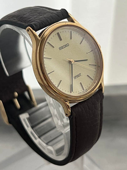 [Battery Replaced] SEIKO SPIRIT Seiko Spirit Gold