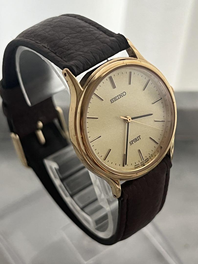 [Battery Replaced] SEIKO SPIRIT Seiko Spirit Gold