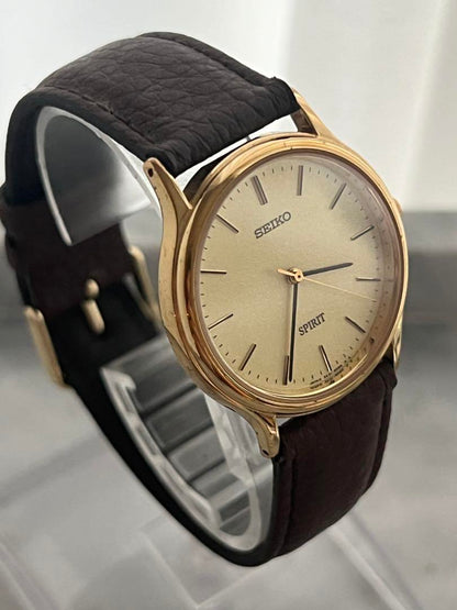[Battery Replaced] SEIKO SPIRIT Seiko Spirit Gold