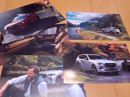 Unreleased MAZDA CX-60 Promotional Material Like Postcard