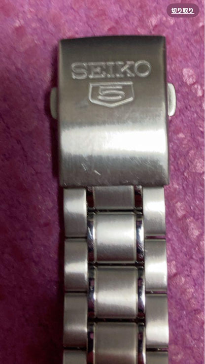 Beautiful Condition SEIKO Automatic Winding Watch Silver [SNKL41K1]