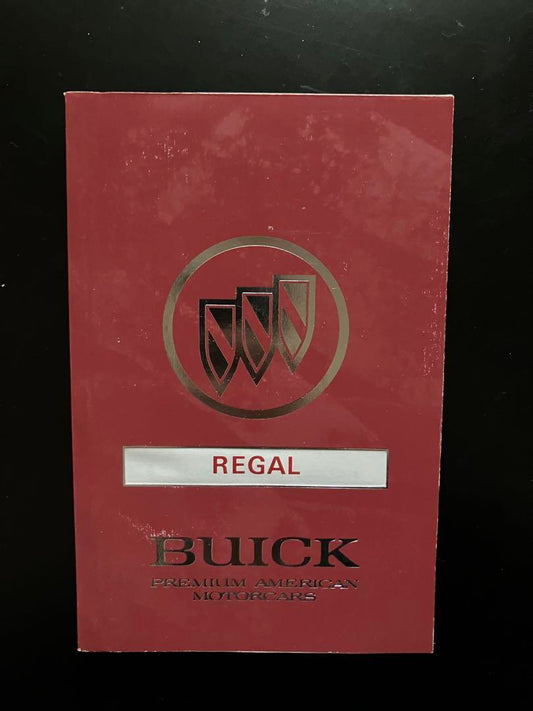 1991 Buick Legal Owner's Manual