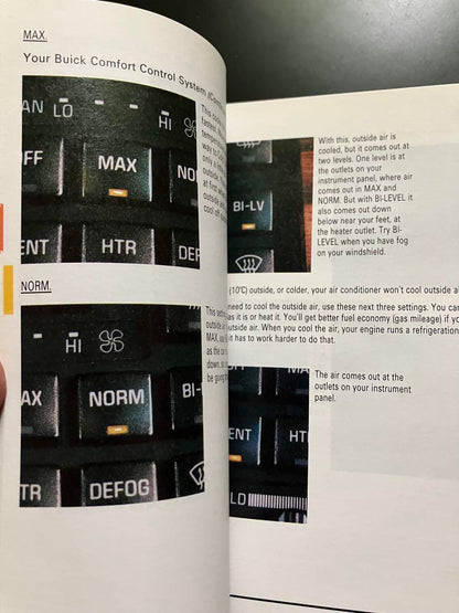 1991 Buick Legal Owner's Manual