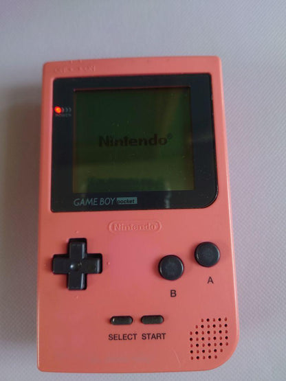 Game Boy Pocket Pink Pokémon Red Console and Game Set